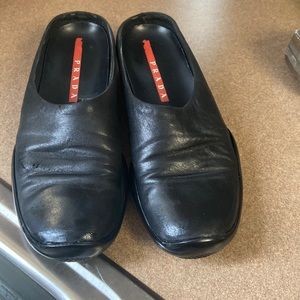 Vintage Prada Sport Slip On Mules